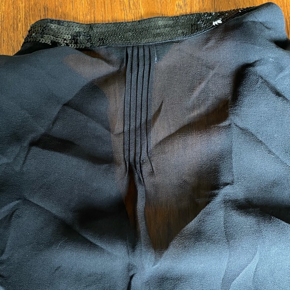 J. Crew, sheer top with sequins collar - Picture 4 of 5